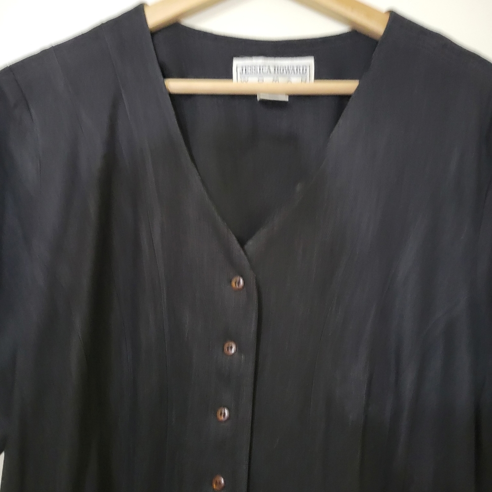 Jessica Howard Button Down Dress - Picture 2 of 5